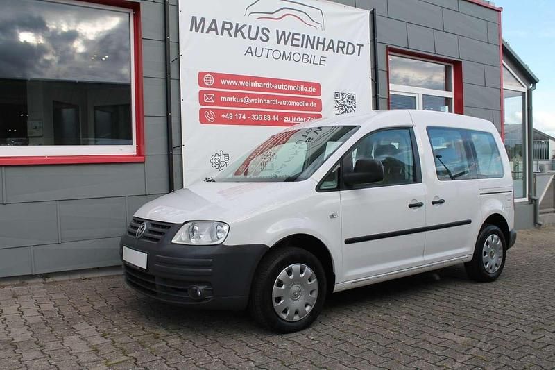 Second-hand VW Caddy Life 105 CP (77 kW) 2007 Alb Monovolum