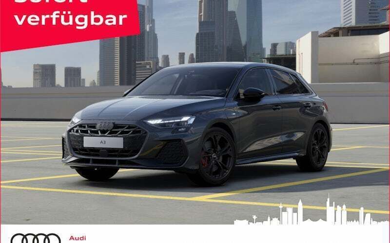Grau Neu 2025 Audi A3 Sportback e-tron S-Line Limousine | 46.780 € (Fairer Preis) - Bild 1/4