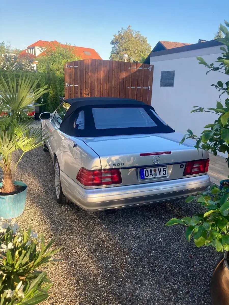 Gebraucht Mercedes SL500 306 PS (225 kW) 2000 Silber Cabrio