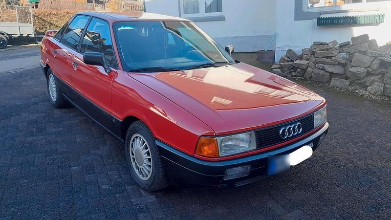 Second-hand Audi 80 90 CP (66 kW) 1990 Roșu Berlinǎ