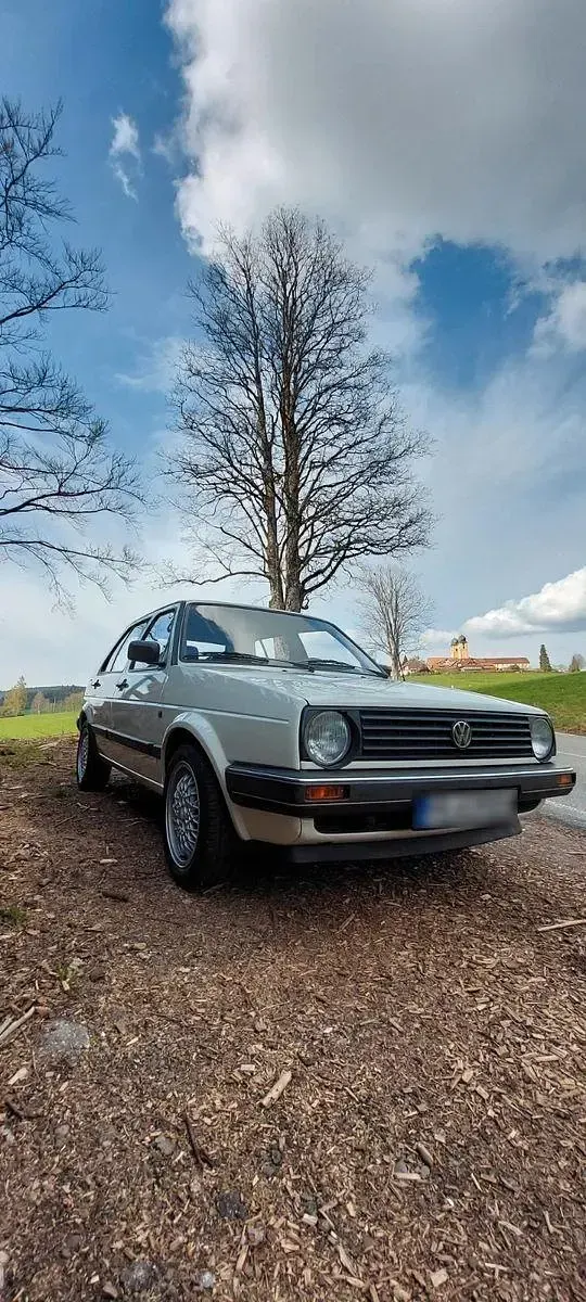 Gebraucht VW Golf II 69 PS (50 kW) 1989 Weiß Kleinwagen