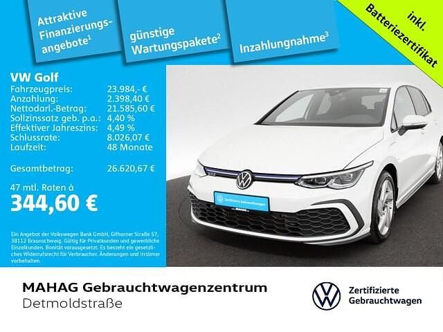 Weiß Gebraucht 2022 VW Golf VIII GTE Limousine | 23.984 € (Guter Preis) - Bild 1/2