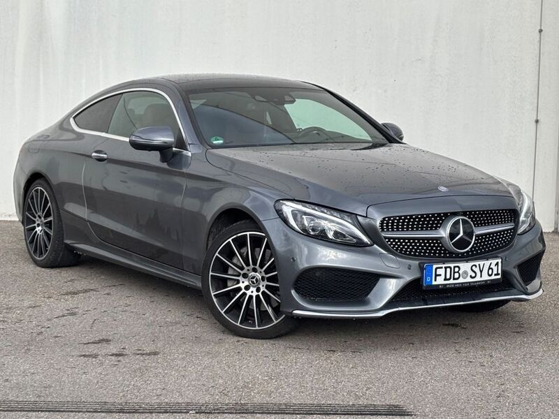 Grau Gebraucht 2017 Mercedes C400 AMG line Coupé | 37.990 € (Etwas zu teuer) - Bild 1/4