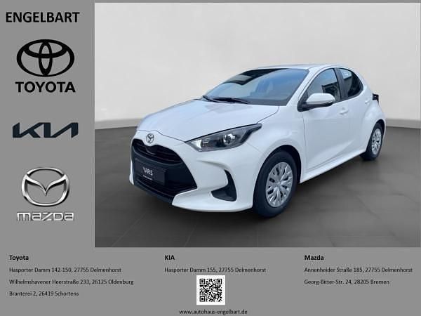 Weiß (schneeweiß) Neu 2025 Toyota Yaris Hybrid Business Edition Kleinwagen | 22.500 € (Superpreis) - Bild 1/4