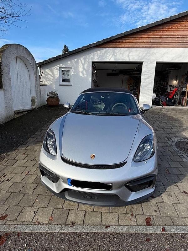 Gebraucht Porsche Boxster 420 PS (308 kW) 2019 Silber Cabrio