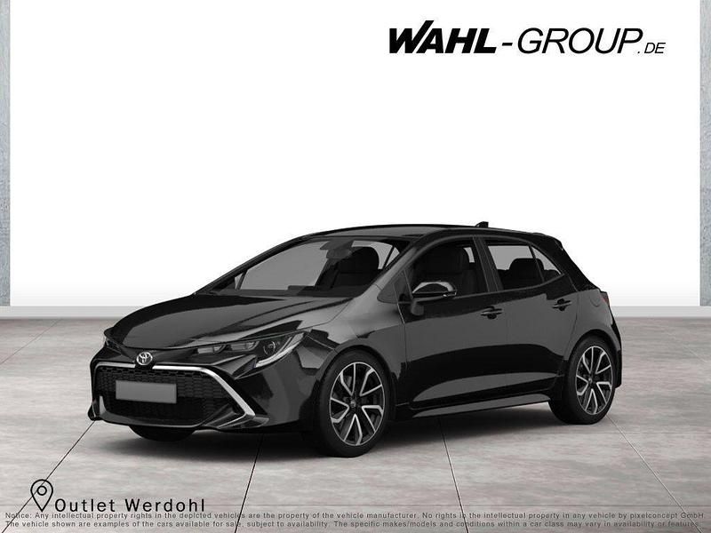 Schwarz Gebraucht 2022 Toyota Corolla Team Limousine | 17.888 € (Superpreis) - Bild 1/4