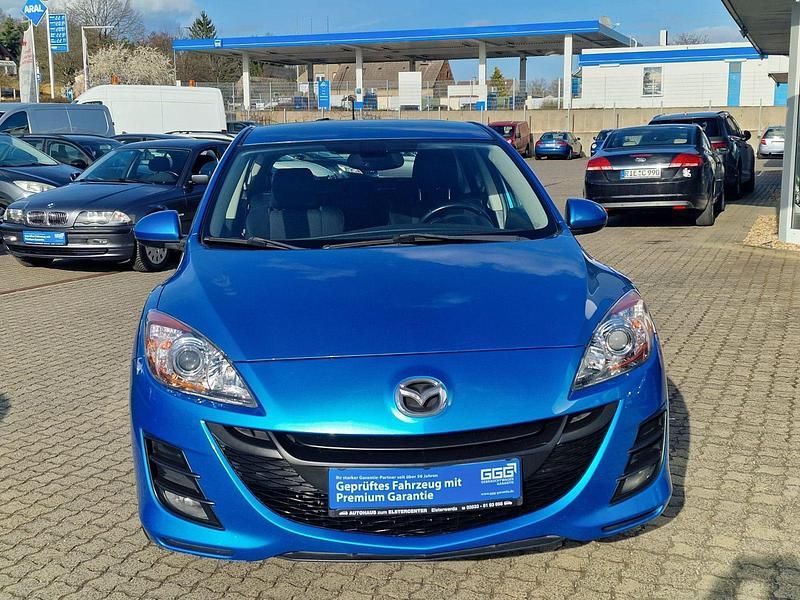 Gebraucht Mazda 3 Active Plus 105 PS (77 kW) 2010 Blau Limousine