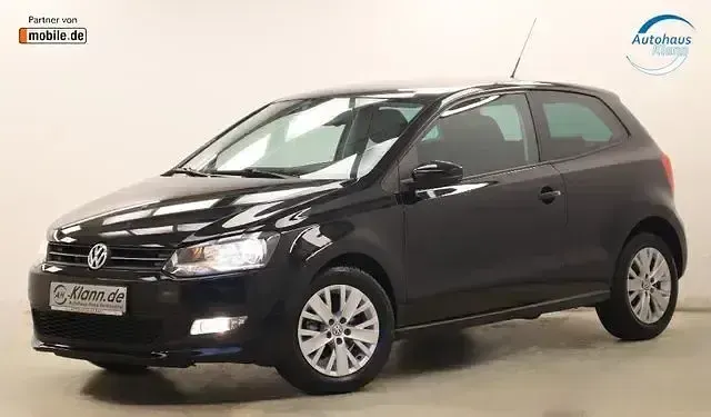 Gebraucht VW Polo Team 105 PS (77 kW) 2010 Schwarz Kleinwagen