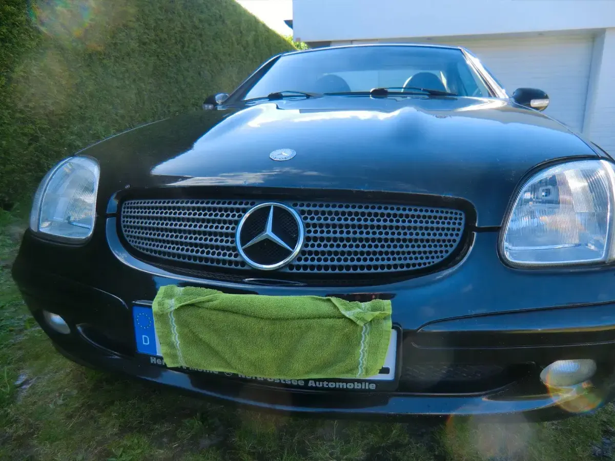 Gebraucht Mercedes SLK200 163 PS (119 kW) 2000 Schwarz Cabrio