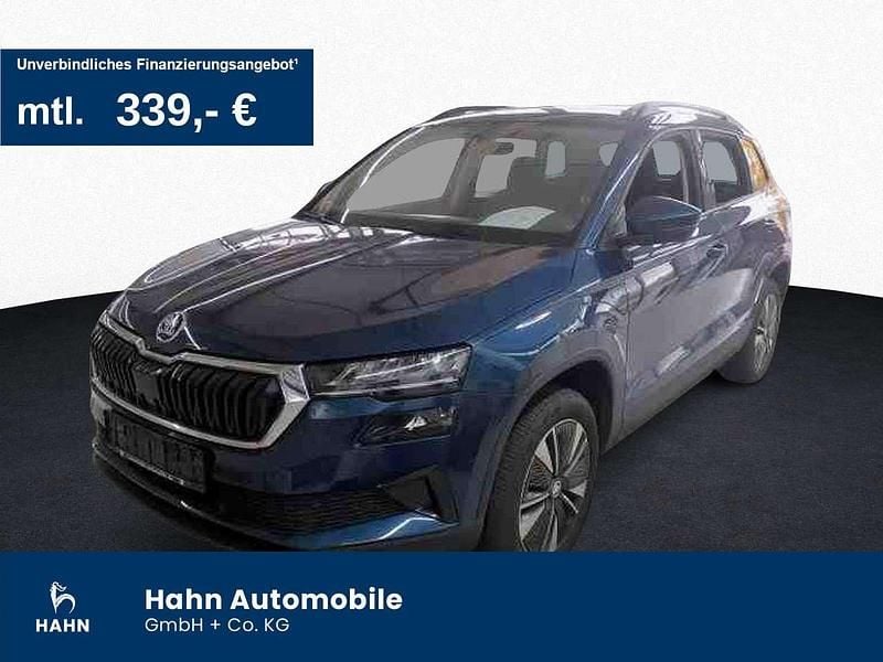 Lavablau metallic Gebraucht 2022 Skoda Karoq Tour SUV | 26.930 € (Fairer Preis) - Bild 1/3