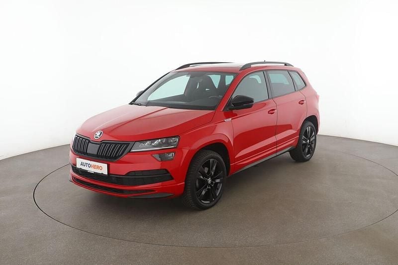 Rot Gebraucht 2021 Skoda Karoq SportLine SUV | 26.720 € (Fairer Preis) - Bild 1/3