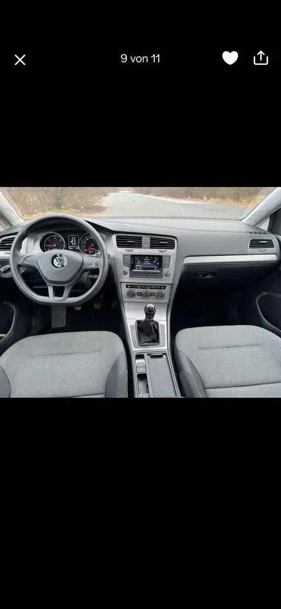 Gebraucht VW Golf VII 105 PS (77 kW) 2014 Silber Kombi