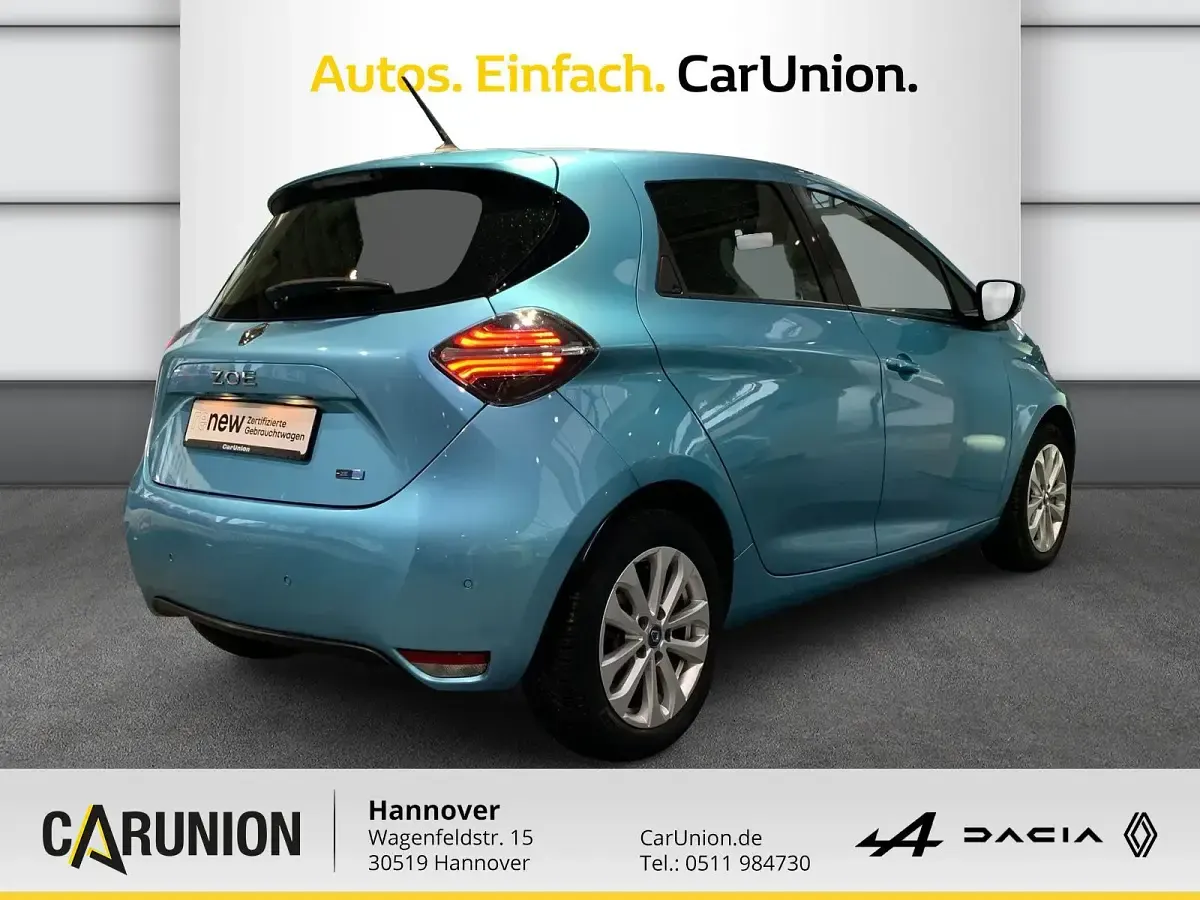 Usata Renault Zoe Experience 80 kW (109 CV) 2020 Blu Utilitaria