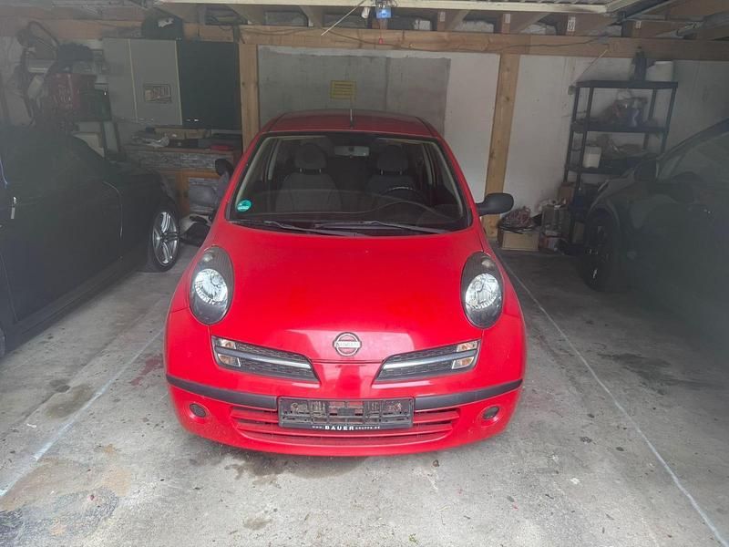 Rot Gebraucht 2006 Nissan Micra Kleinwagen | 500 € (Superpreis) - Bild 1/4