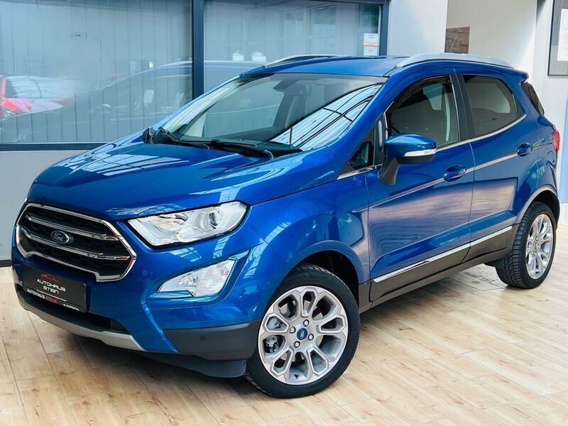 Blau Gebraucht 2018 Ford Ecosport Titanium SUV | 10.490 € (Superpreis) - Bild 1/4