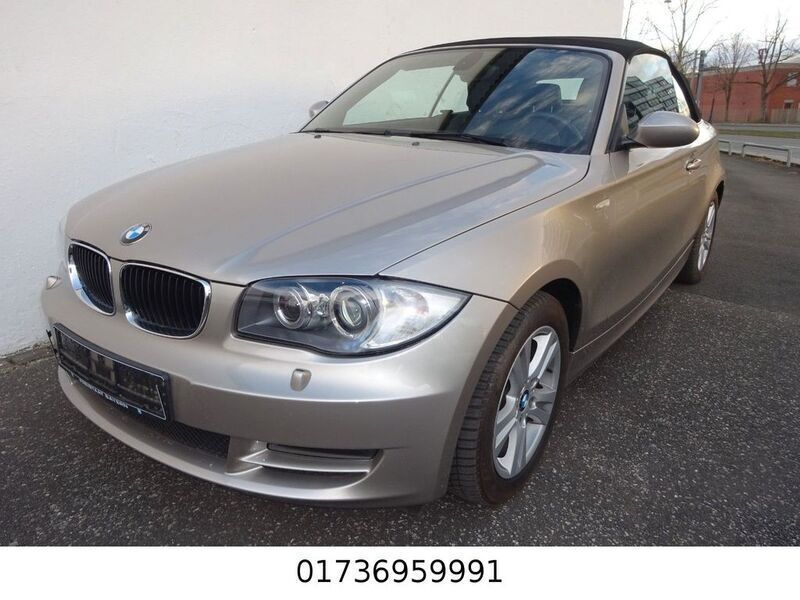 Silber Gebraucht 2009 BMW 118 Cabriolet Advantage Cabrio | 10.500 € (Fairer Preis) - Bild 1/4