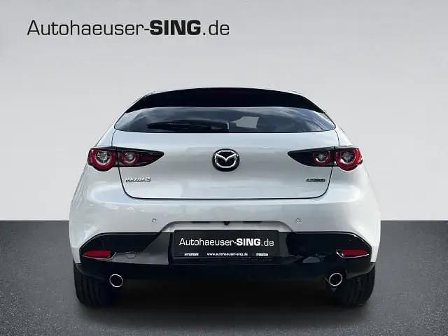 Gebraucht Mazda 3 Exclusive-Line 162 PS (119 kW) 2025 Weiß (ceramic white) Limousine