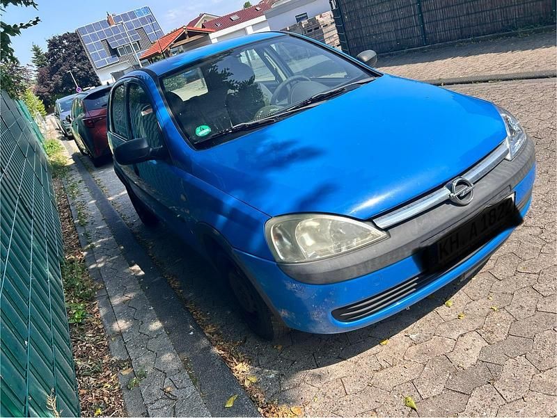 Blau Gebraucht 2003 Opel Corsa Limousine | 300 € (Superpreis) - Bild 1/4