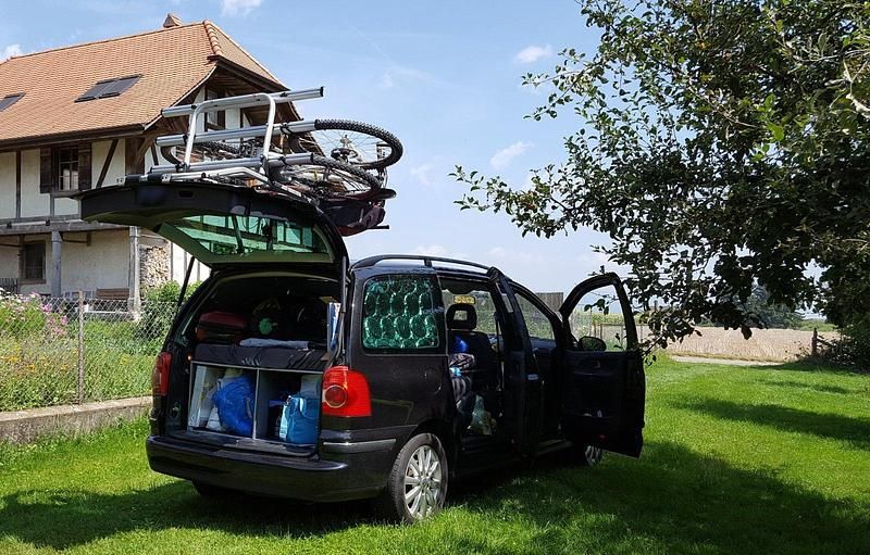 Usata VW Sharan 131 CV (96 kW) 2004 Nero Monovolume