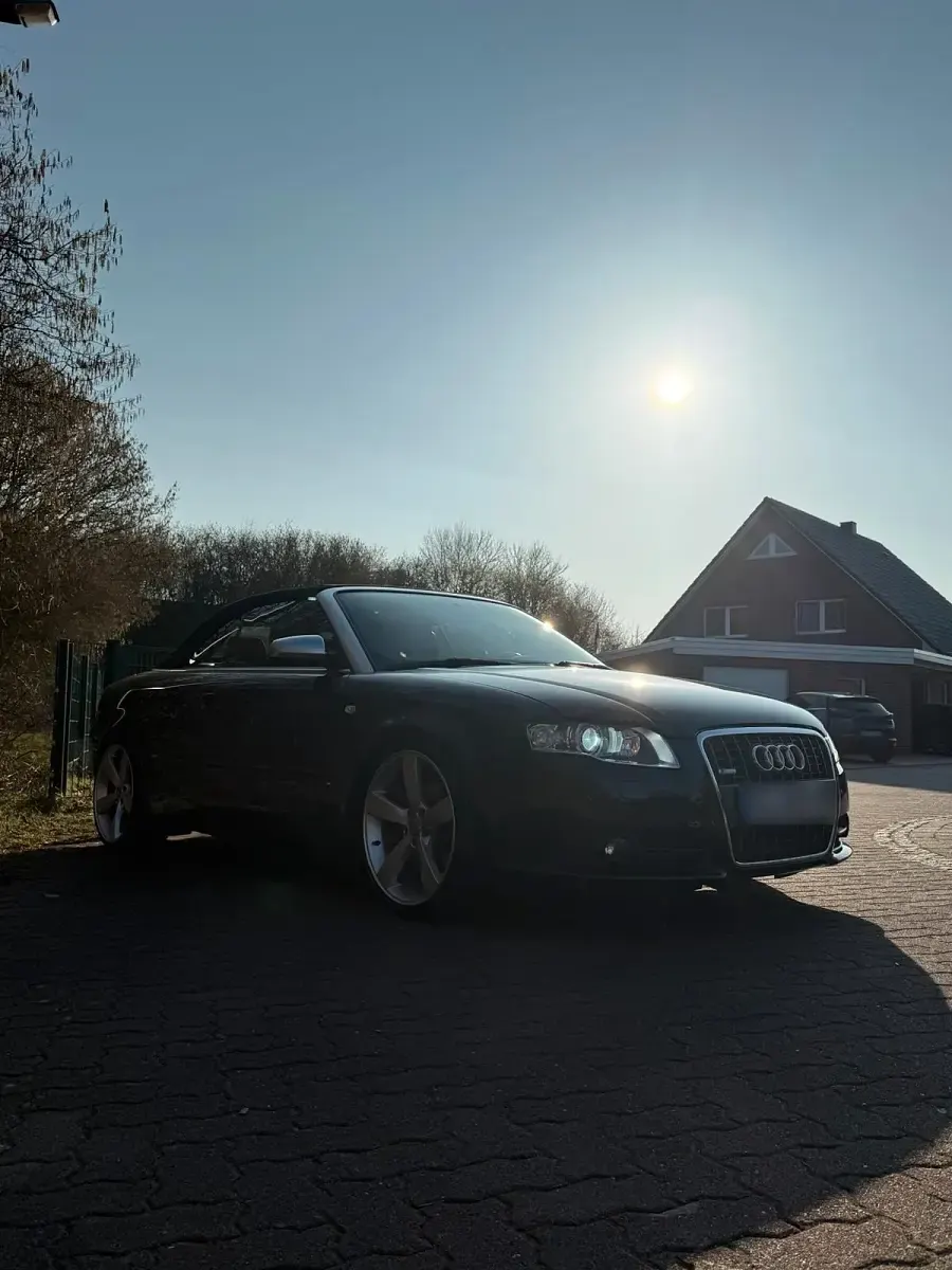 Gebraucht Audi A4 Cabriolet S-line plus 163 PS (119 kW) 2009 Schwarz Cabrio