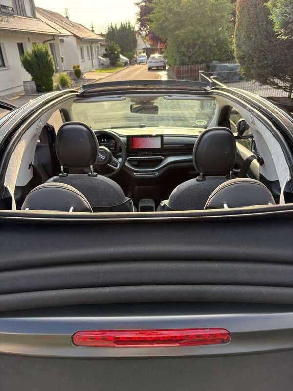 Schwarz Gebraucht 2022 Fiat 500e Icon Cabrio | 19.880 € (Superpreis) - Bild 1/4