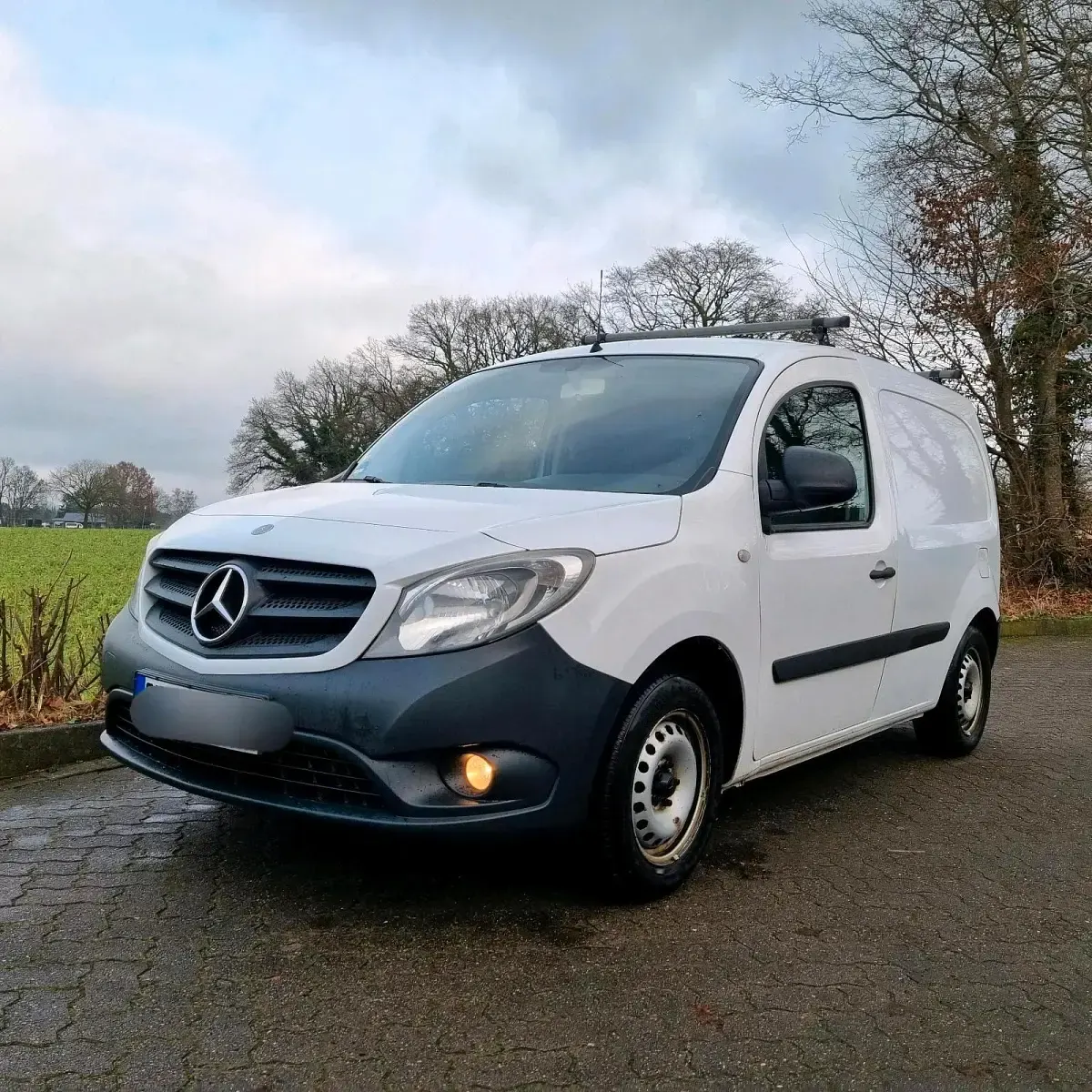 Gebraucht Mercedes Citan 108 75 PS (55 kW) 2014 Weiß Van / Kleinbus
