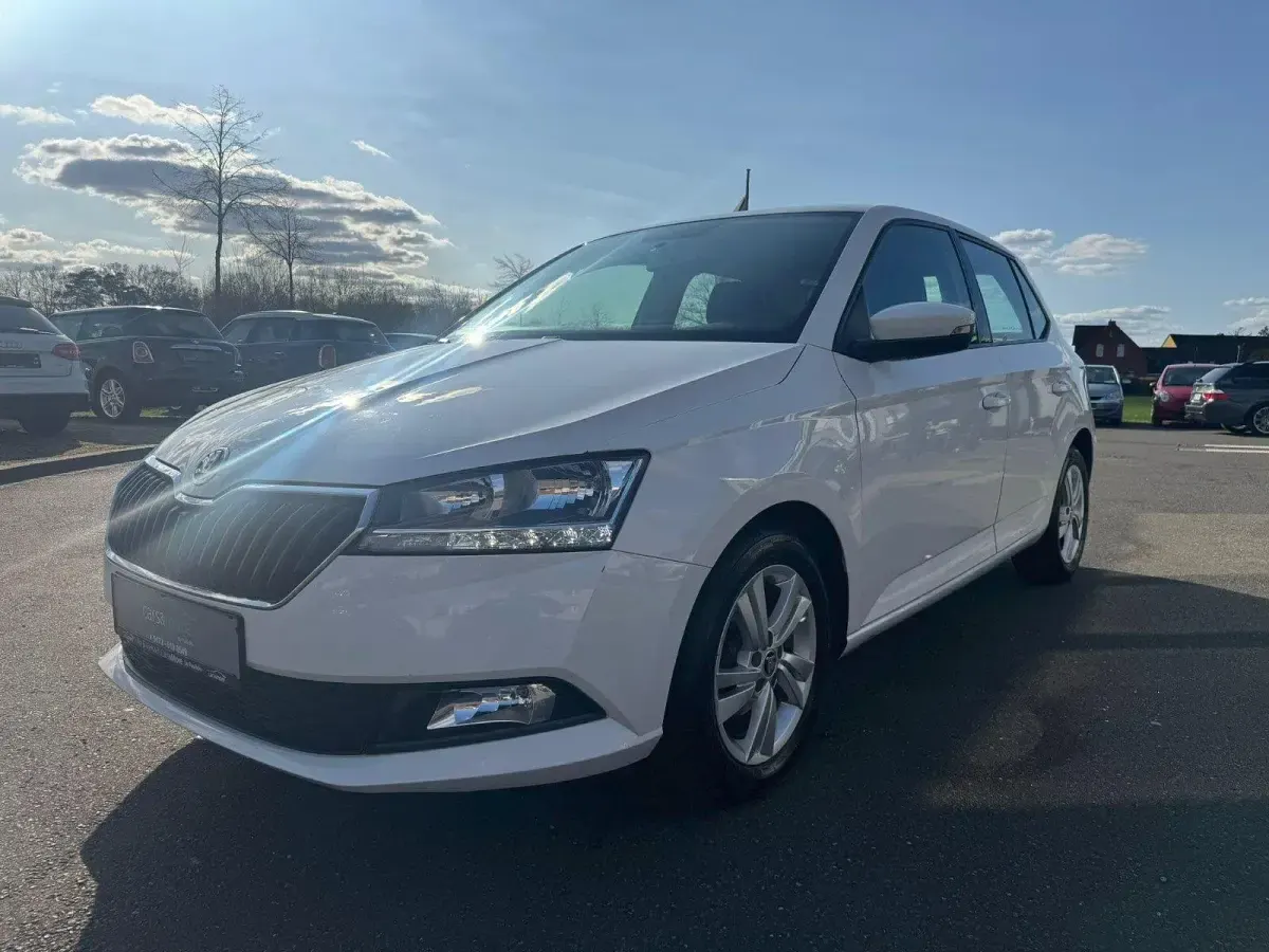 Gebraucht Skoda Fabia Ambition 95 PS (69 kW) 2021 Weiß Kleinwagen