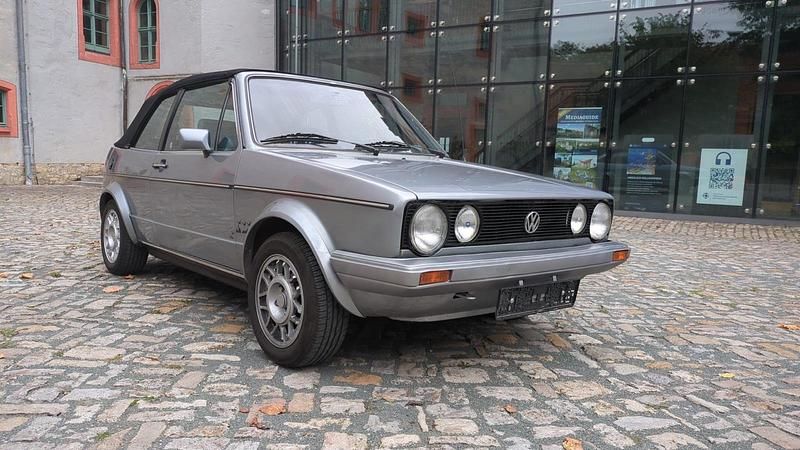 Silber Gebraucht 1987 VW Golf Cabriolet Karmann Cabrio | 6.000 € - Bild 1/4