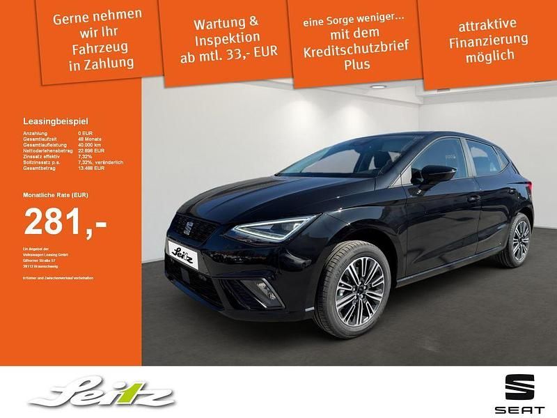 Mitternachtsschwarz Gebraucht 2025 Seat Ibiza Style Limousine | 21.649 € (Fairer Preis) - Bild 1/3