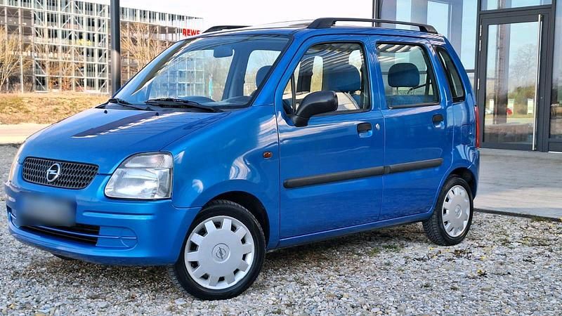 Gebraucht Opel Agila 75 PS (55 kW) 2001 Blau Van / Kleinbus