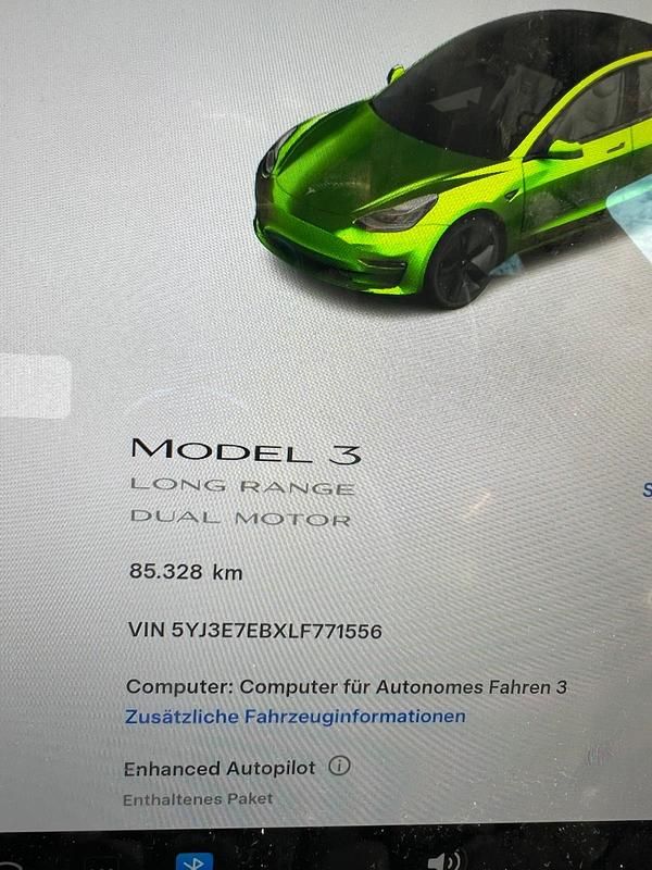 Gebraucht Tesla Model 3 235 kW (320 PS) 2020 Schwarz Limousine