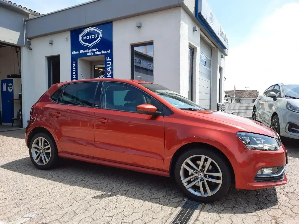 Gebraucht VW Polo Allstar 110 PS (80 kW) 2017 Rot Kleinwagen