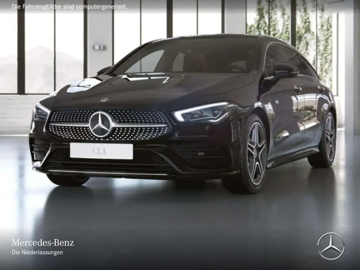 Gebraucht Mercedes CLA200 AMG 163 PS (119 kW) 2021 Nachtschwarz Coupé