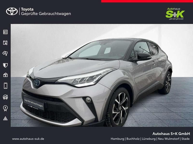 Metalstreamgrau metallic / dach schwarz Gebraucht 2021 Toyota C-HR Plus SUV | 24.480 € (Fairer Preis) - Bild 1/4