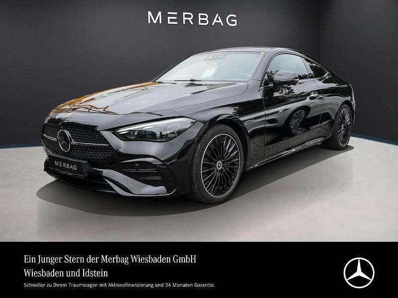 Obsidianschwarz Gebraucht 2024 Mercedes CLE300 AMG line Coupé | 59.890 € (Fairer Preis) - Bild 1/4