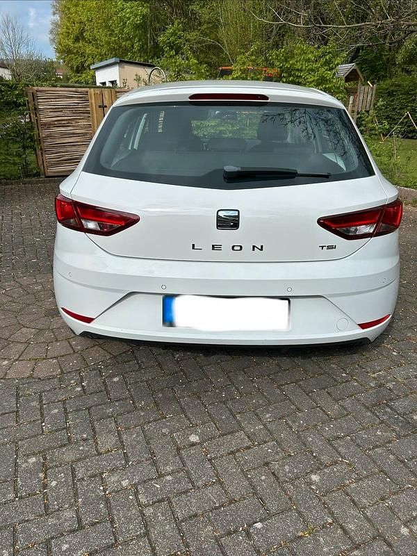 Usata Seat Leon 110 CV (80 kW) 2017 Bianco Berlina