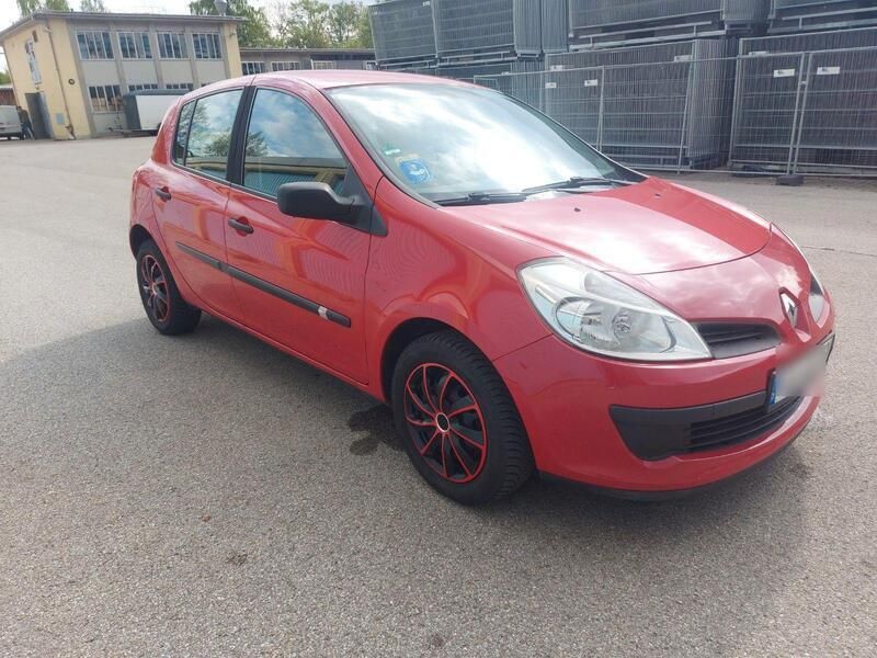 Rot Gebraucht 2006 Renault Clio II Authentique Limousine | 1.349 € (Teuer) - Bild 1/4