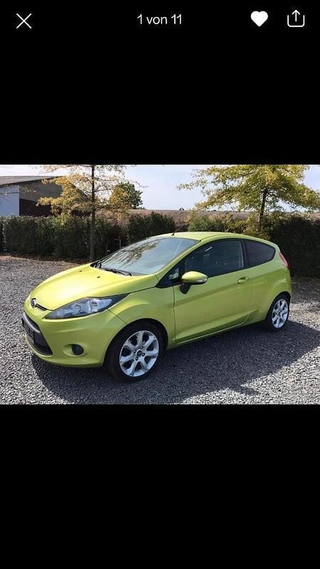 Gebraucht Ford Fiesta 80 PS (58 kW) 2011 Grün Kleinwagen