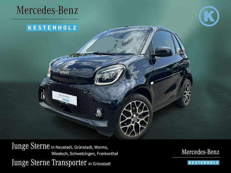 Blau Gebraucht 2022 Smart ForTwo Electric Drive Prime Cabrio | 18.380 € (Etwas zu teuer) - Bild 1/4