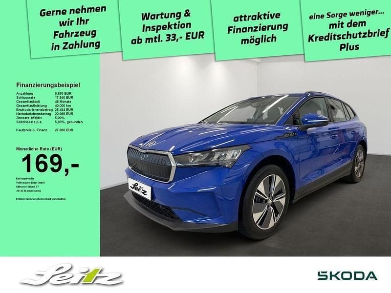 Blau Gebraucht 2024 Skoda Enyaq iV Loft SUV | 27.880 € (Fairer Preis) - Bild 1/4