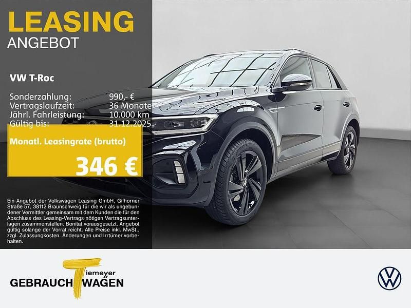 Schwarz Gebraucht 2025 VW T-Roc Style SUV | 36.950 € (Guter Preis) - Bild 1/4