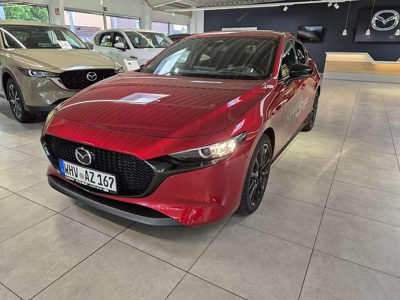 Soul red crystal m Gebraucht 2024 Mazda 3 Homura-Line Limousine | 27.990 € (Fairer Preis) - Bild 1/4