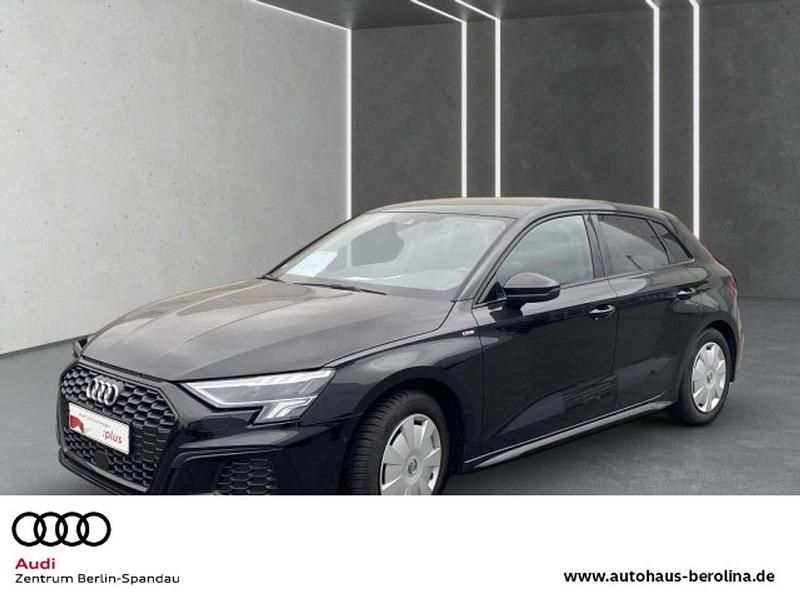 Mythosschwarz metallic Gebraucht 2024 Audi A3 S-Line Limousine | 33.555 € (Fairer Preis) - Bild 1/4