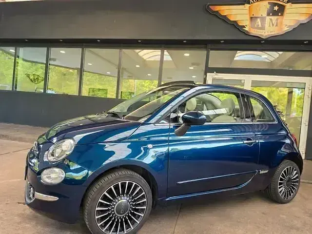 Gebraucht Fiat 500 Lounge 69 PS (50 kW) 2018 Blau Cabrio