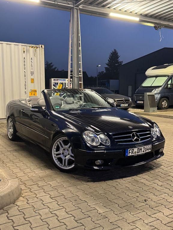 Blau Gebraucht 2004 Mercedes CLK320 Avantgarde Cabrio | 8.000 € (Fairer Preis) - Bild 1/4