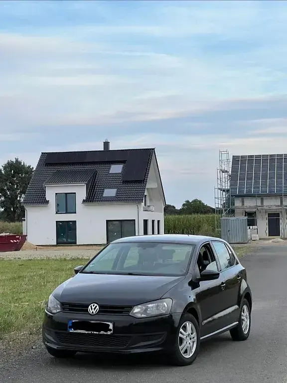 Gebraucht VW Polo Style 60 PS (44 kW) 2010 Schwarz Kleinwagen