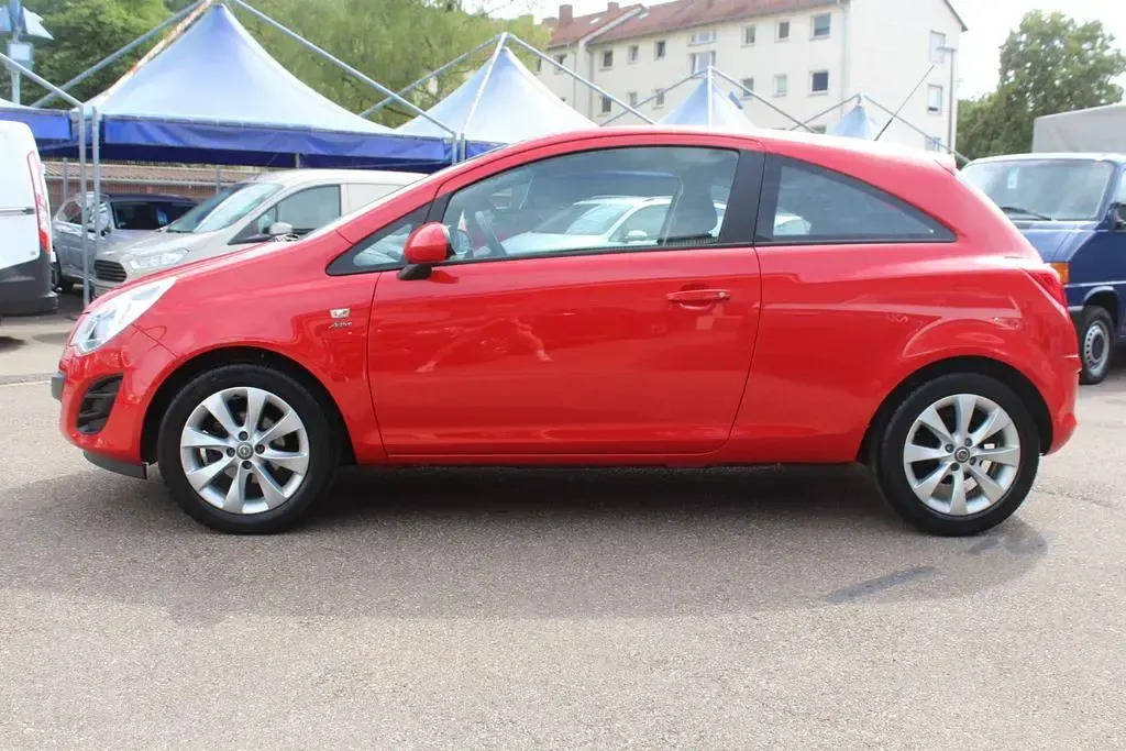 Gebraucht Opel Corsa Active 69 PS (50 kW) 2013 Rot Kleinwagen