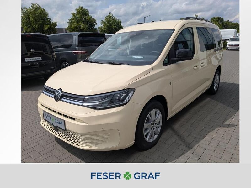 Hellelfenbein Neu 2025 VW Caddy Maxi Life Van / Kleinbus | 44.245 € (Teuer) - Bild 1/4
