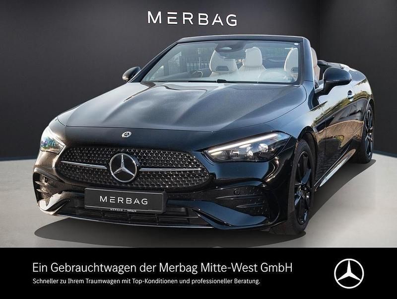 Metalliclack obsidianschwarz Gebraucht 2024 Mercedes CLE220 Cabrio | 59.630 € (Fairer Preis) - Bild 1/4