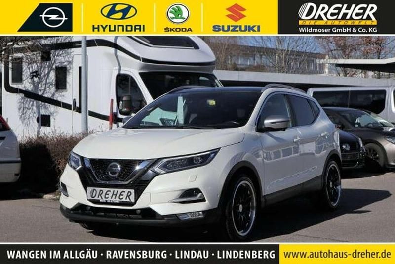 Brilliant white Gebraucht 2019 Nissan Qashqai Tekna SUV | 18.980 € (Fairer Preis) - Bild 1/4